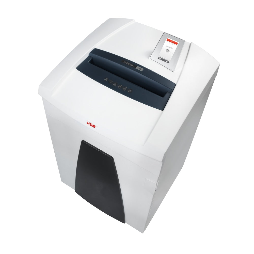 HSM SECURIO P40i 37-Sheet Cross-Cut Shredder, White, HSM1883