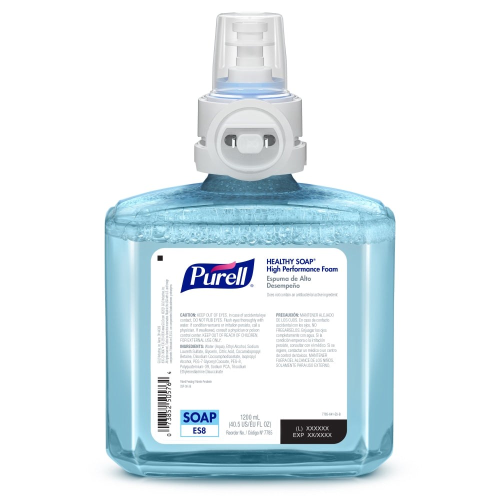 PURELL Brand High Performance HEALTHY SOAP Foam ES8 Refill, Fragrance Free, 40.6 Oz Bottle