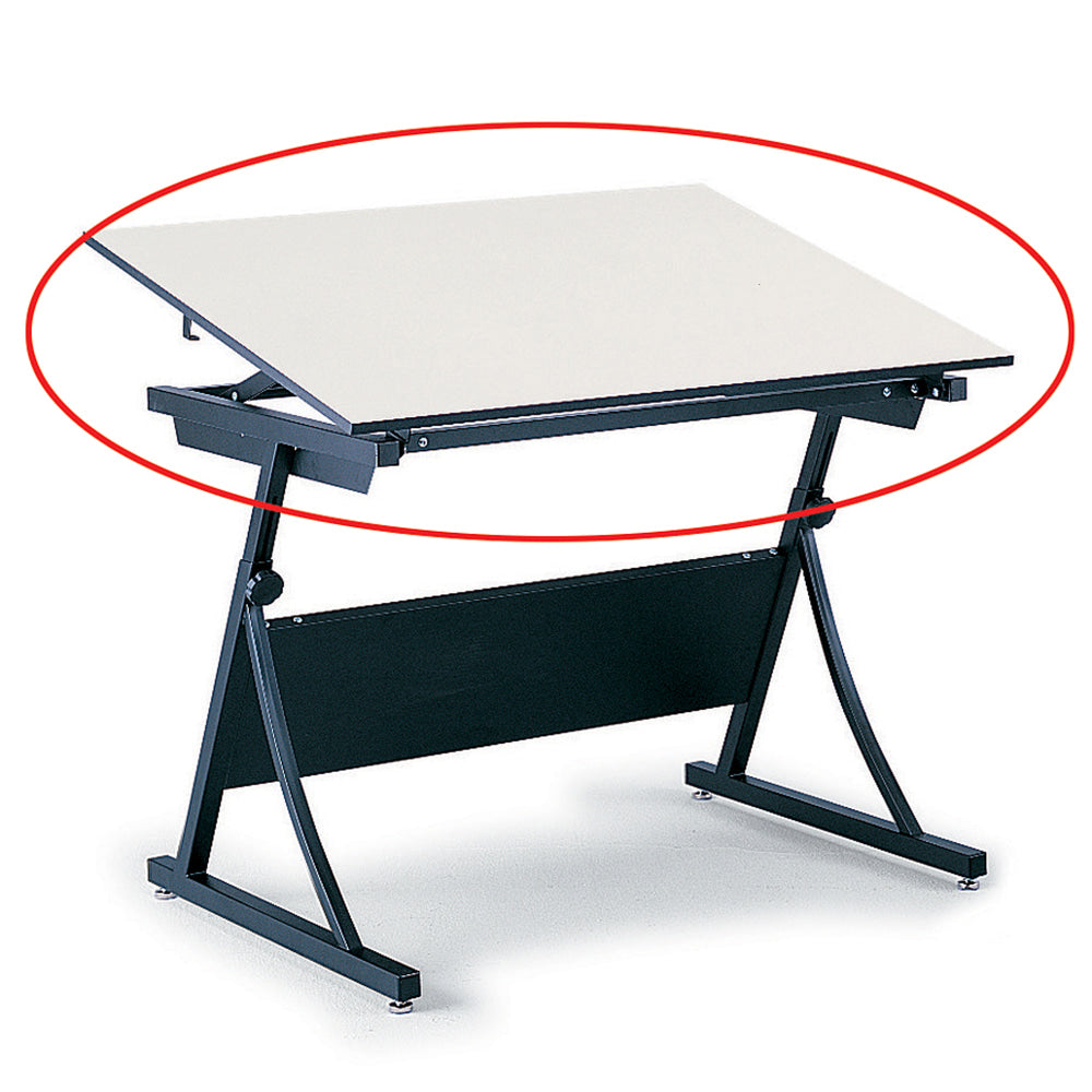 Safco Planmaster Drafting Table Top, 3/4inH x 60inW x 37 1/2inD, White