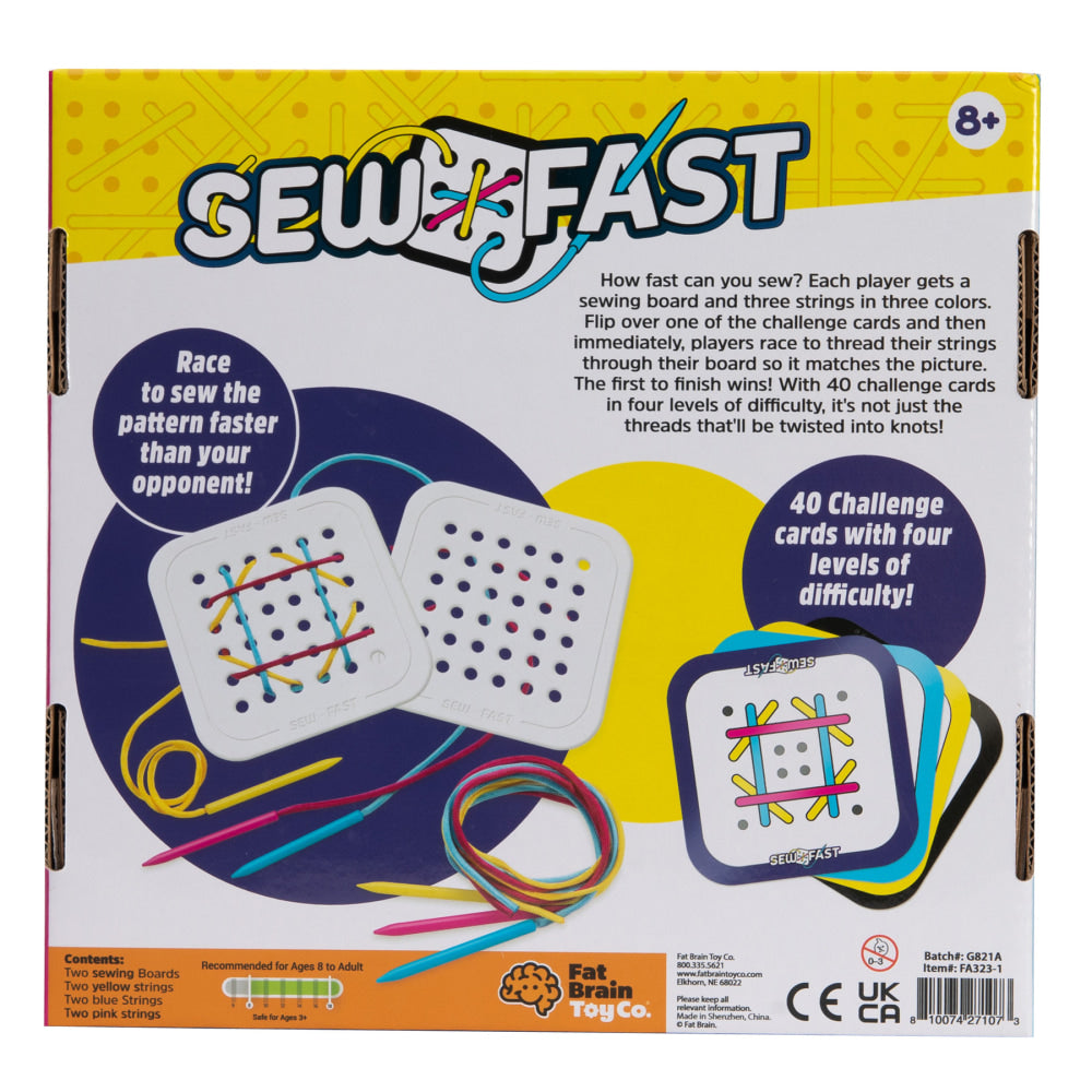 Fat Brain Toy Company Sew Fast Game