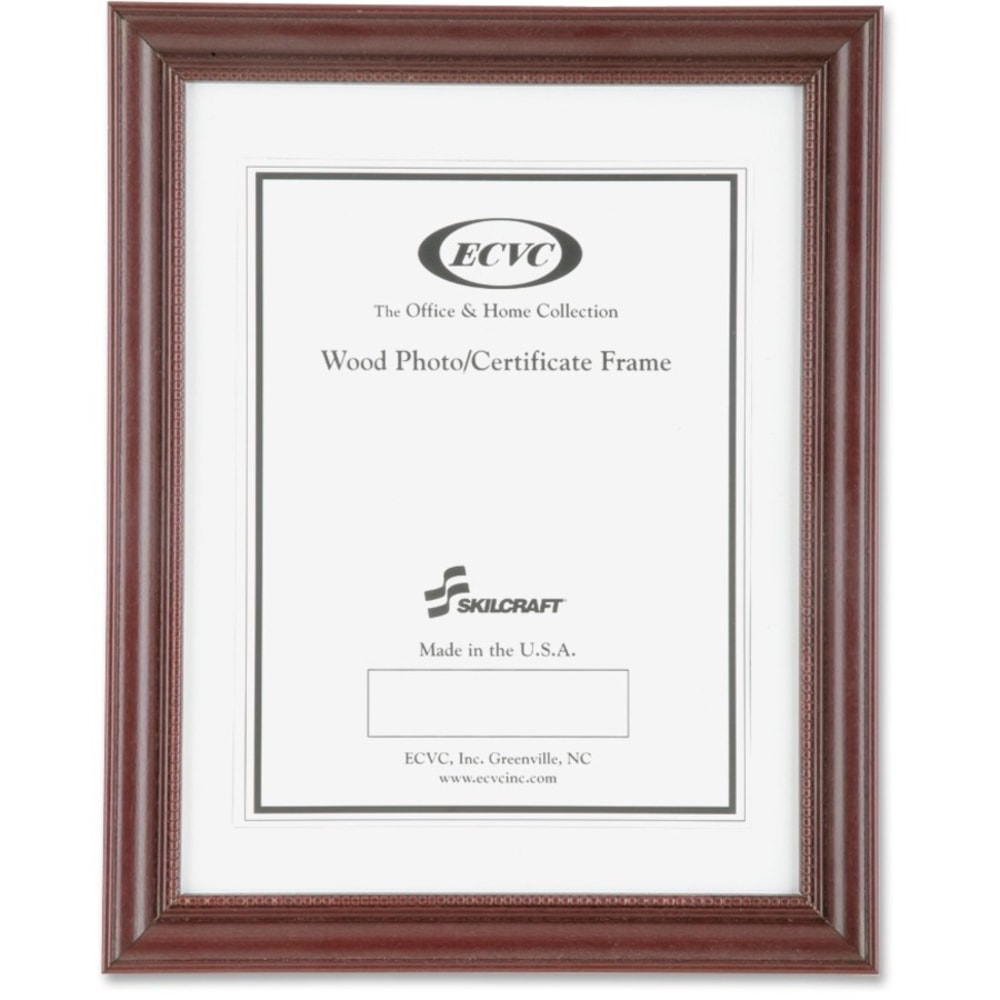 SKILCRAFT Cherry Wood Frame, 8 1/2in x 11in (AbilityOne 7105-01-357-9979)