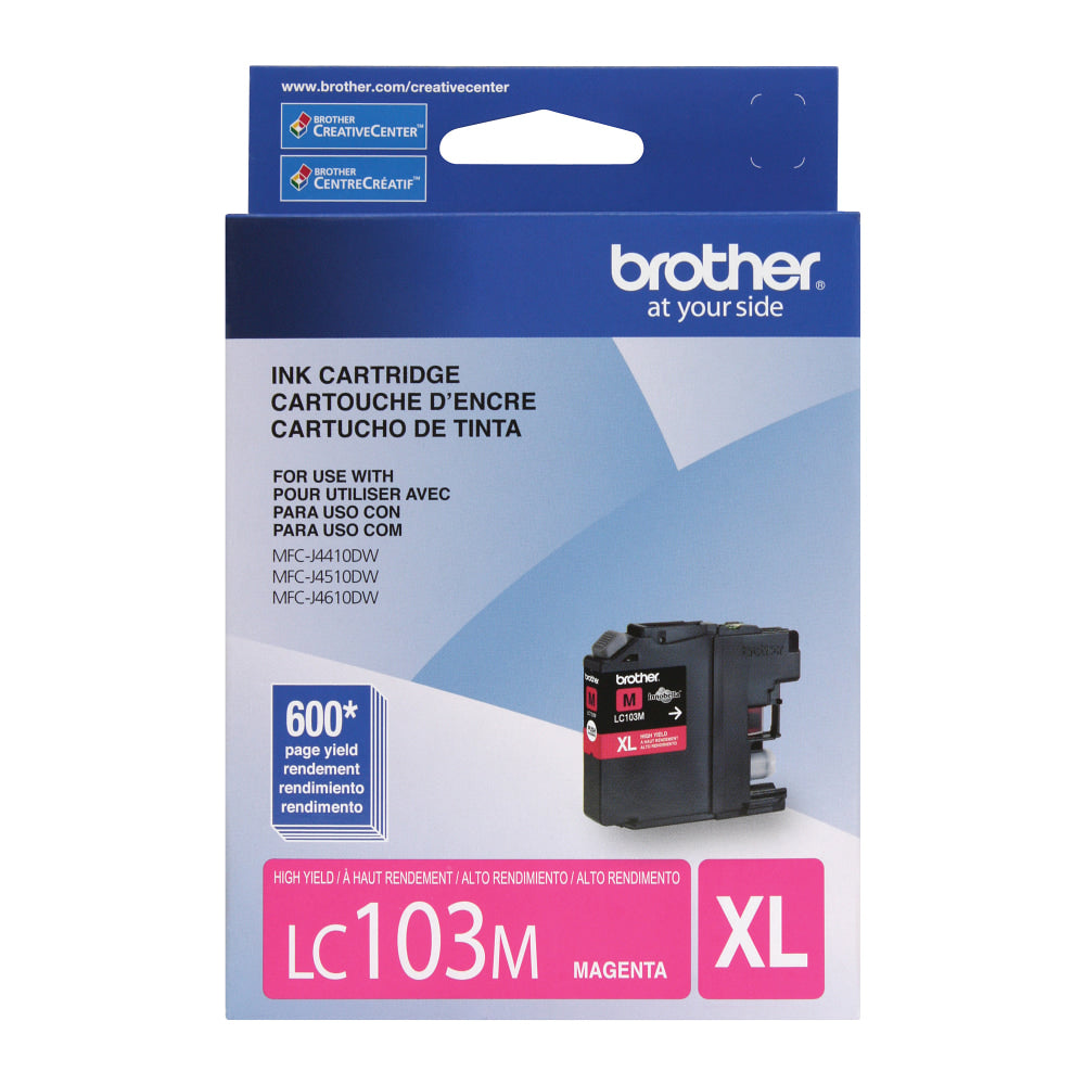 Brother LC103 Magenta Ink Cartridge, LC103M