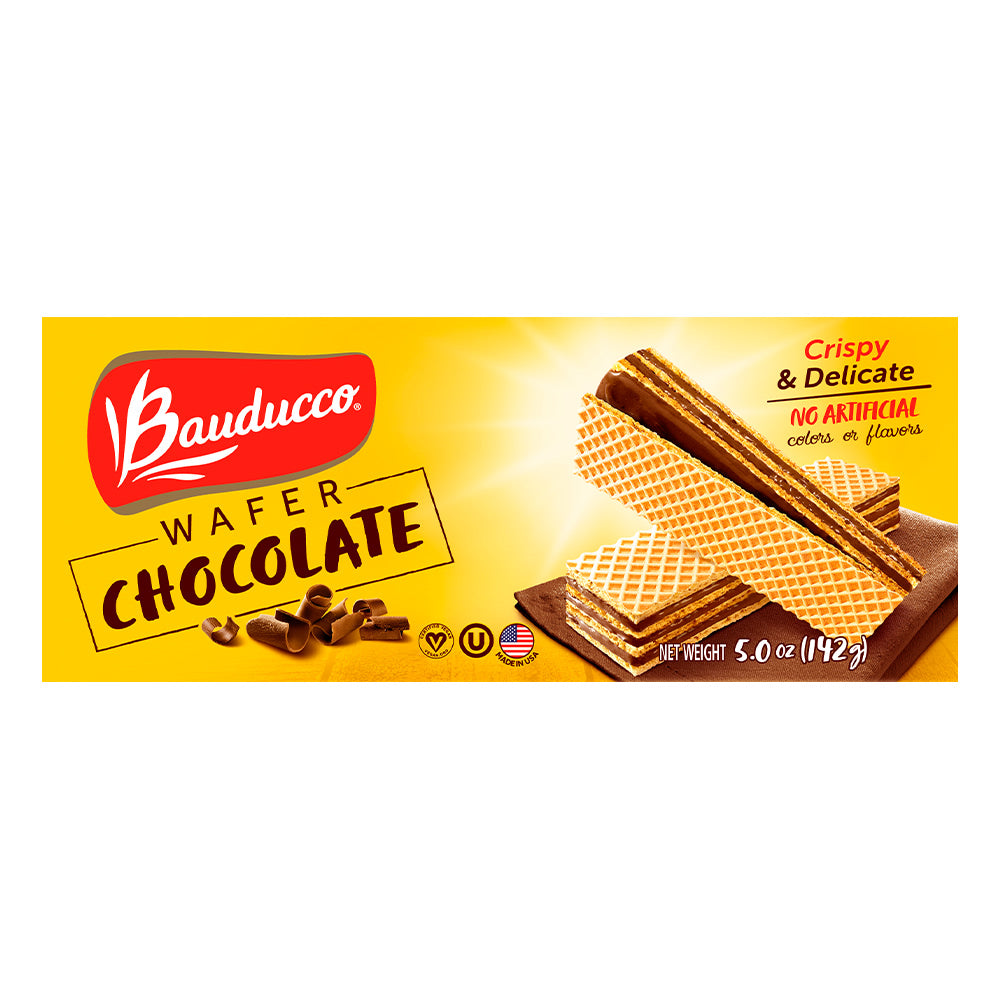 Bauducco Foods Chocolate Wafers, 5. oz, Case Of 36 Packages