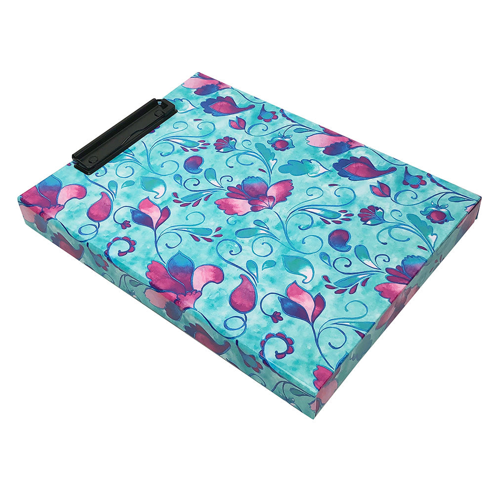 Snap-N-Store Storage Clipboard, 1-3/4in x 12-5/8in, Boho Flowers