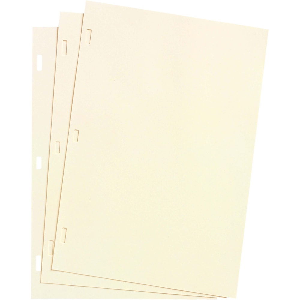 Wilson Jones Ledger Paper, For 395-11/396-11/0399-00, 8-1/2in x 11in, Ivory, Box Of 100 Sheets