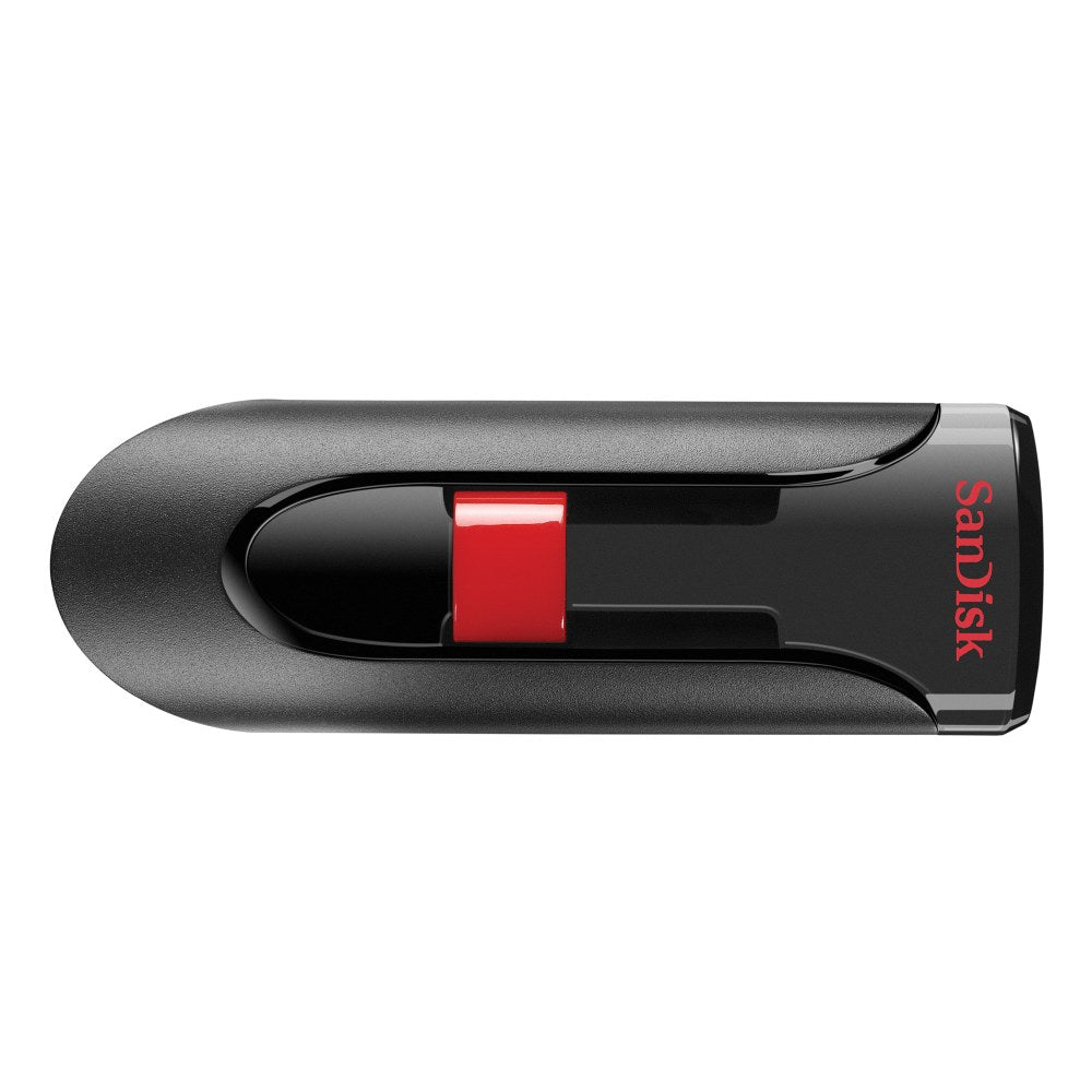 SanDisk Cruzer Glide USB 2.0 Flash Drive, 128GB, Black