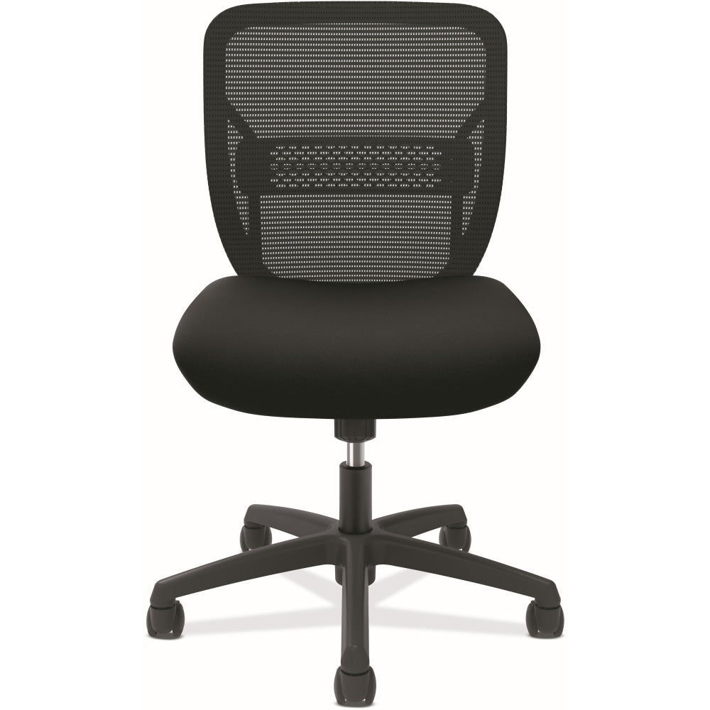 HON Gateway Armless Mesh/Fabric Mid-back Task Chair, Black