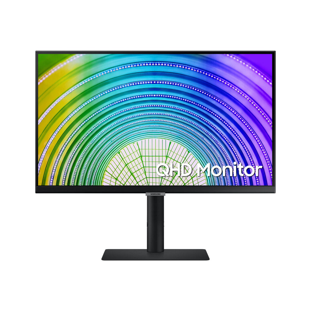 Samsung S27A600UUN - S60UA Series - LED monitor - 27in - 2560 x 1440 QHD @ 75 Hz - IPS - 300 cd/m2 - 1000:1 - HDR10 - 5 ms - HDMI, DisplayPort, USB-C - black