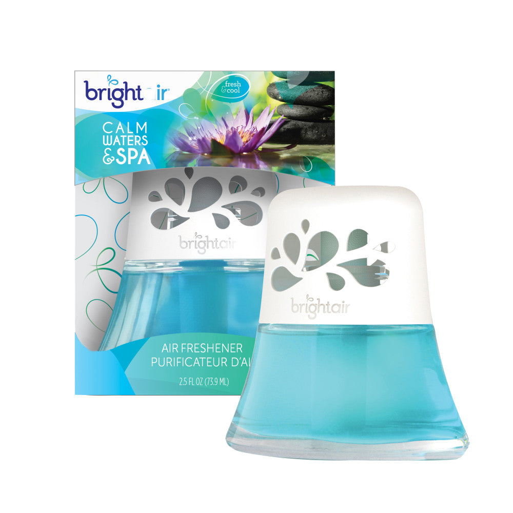 Bright Air Scented Oil Air Freshener, Calm Waters And Spa Scent, 2.5 Oz