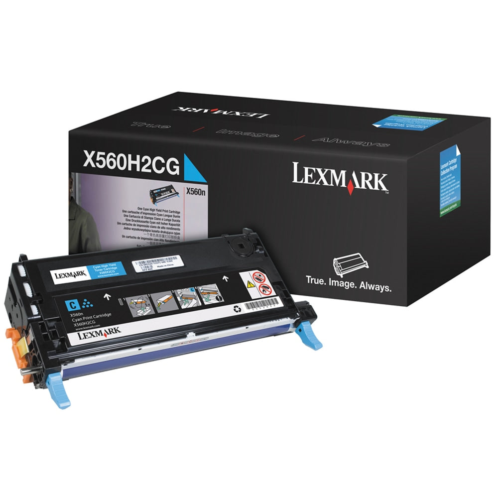 Lexmark X560H2CG Cyan High Yield Toner Cartridge