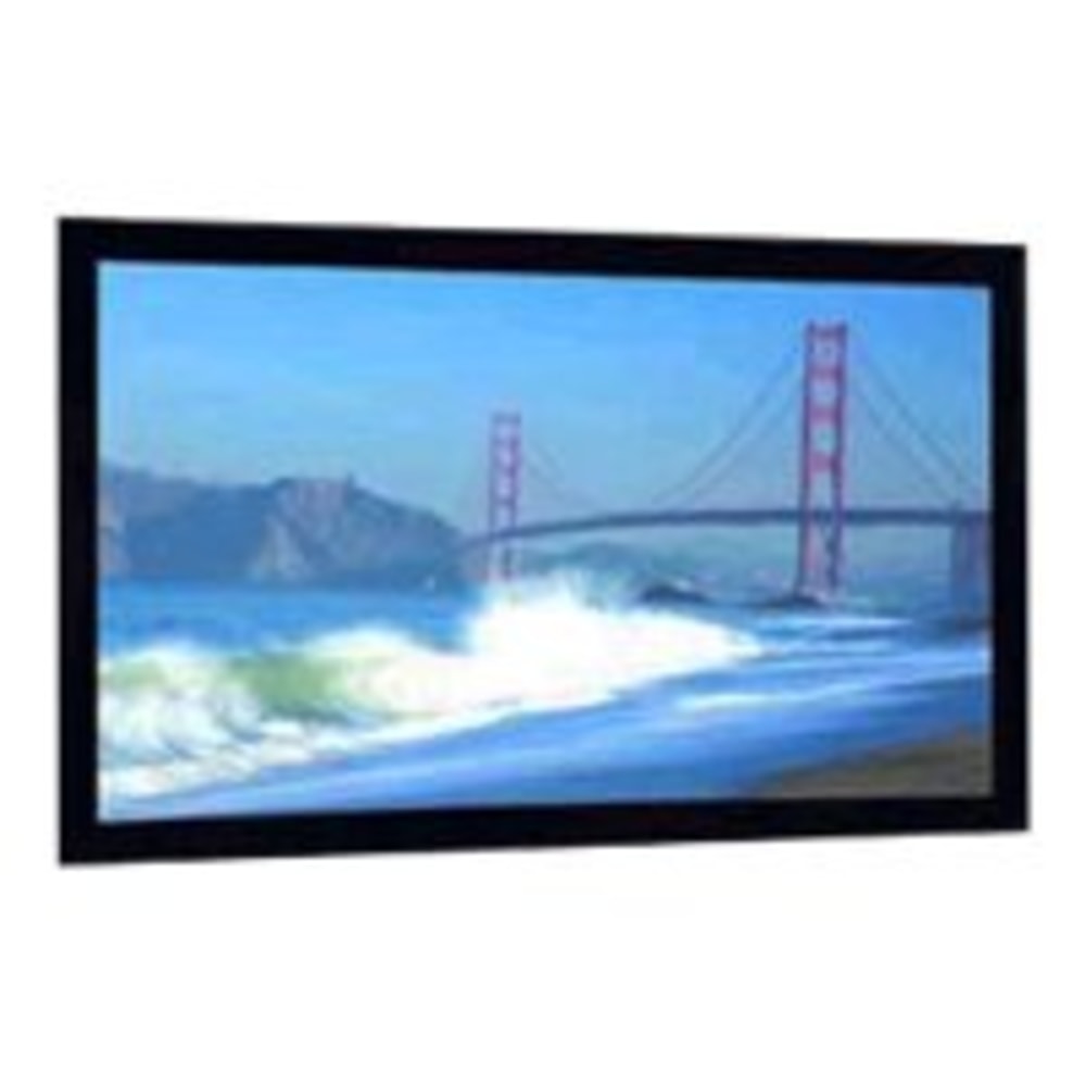 Da-Lite Cinema Contour Wide Format - Projection screen - 123in (122.8 in) - 16:10 - Da-Mat - black texture powder coat