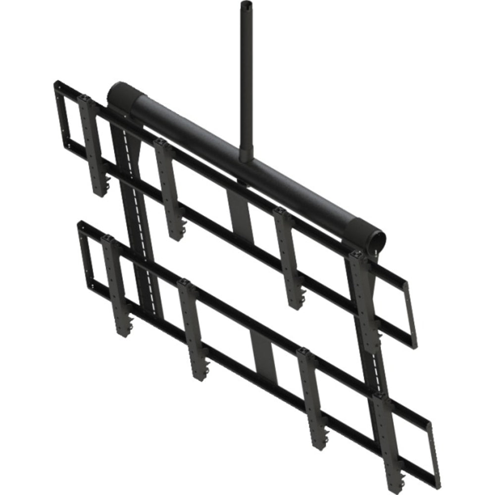 Peerless-AV DS-VWT955-2X2 Ceiling Mount for Flat Panel Display, Digital Signage Display - Black - Height Adjustable - 40in to 55in Screen Support - 401.24 lb Load Capacity - 200 x 200, 600 x 400 - VESA Mount Compatible - 1