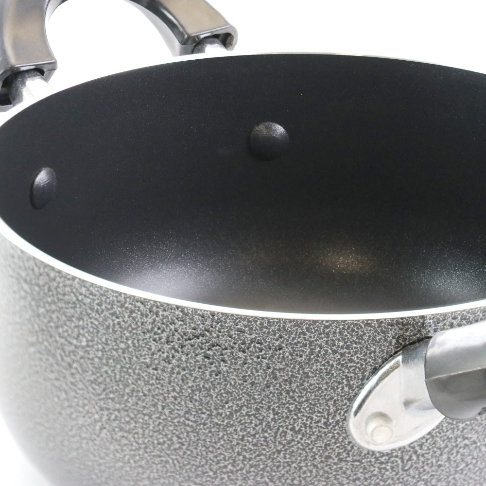 Better Chef 13-Quart Aluminum Non-Stick Dutch Oven, Gray