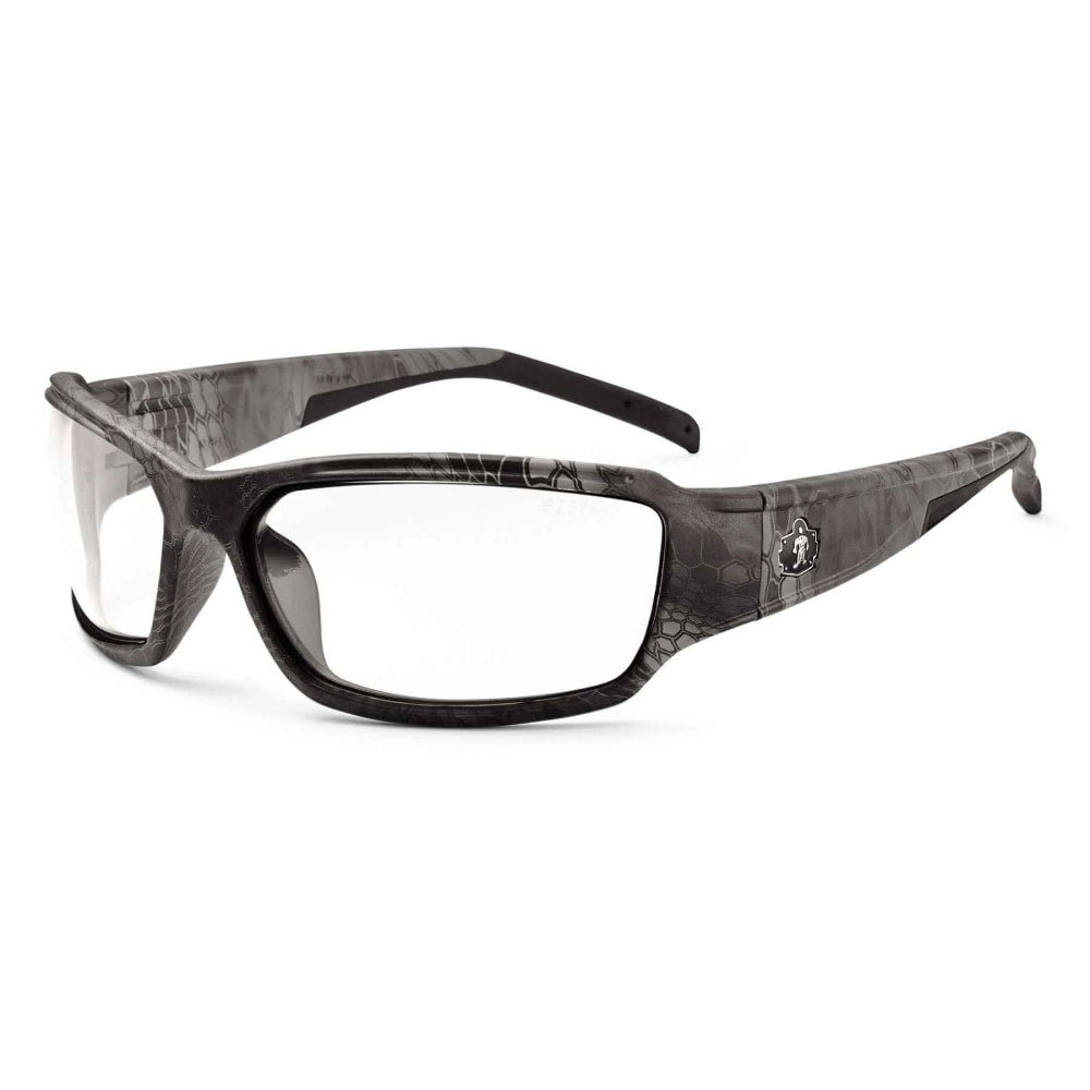 Ergodyne Skullerz Safety Glasses, Thor, Kryptek Typhon Frame Clear Lens