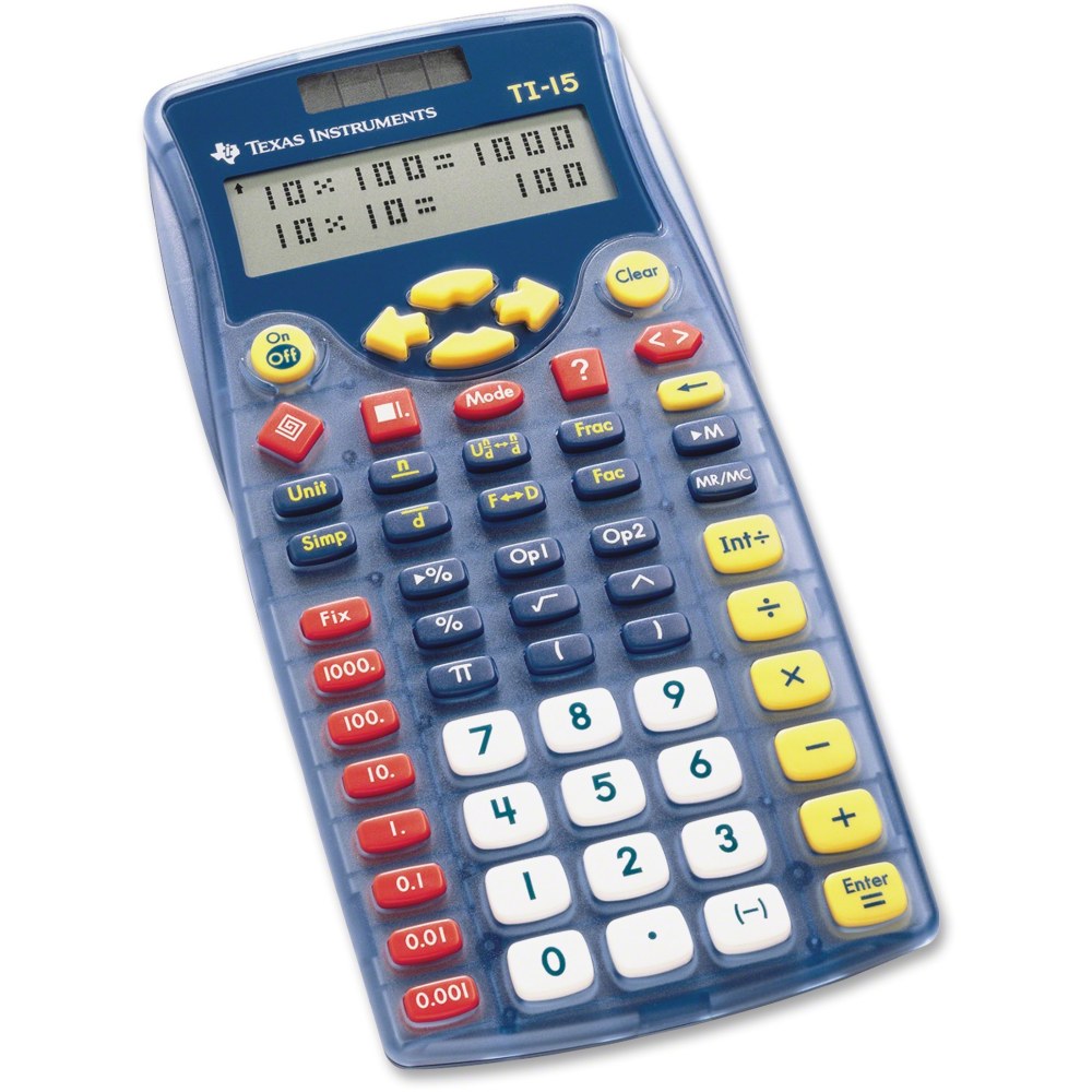 Texas Instruments TI-15 Explorer Elementary Calculator