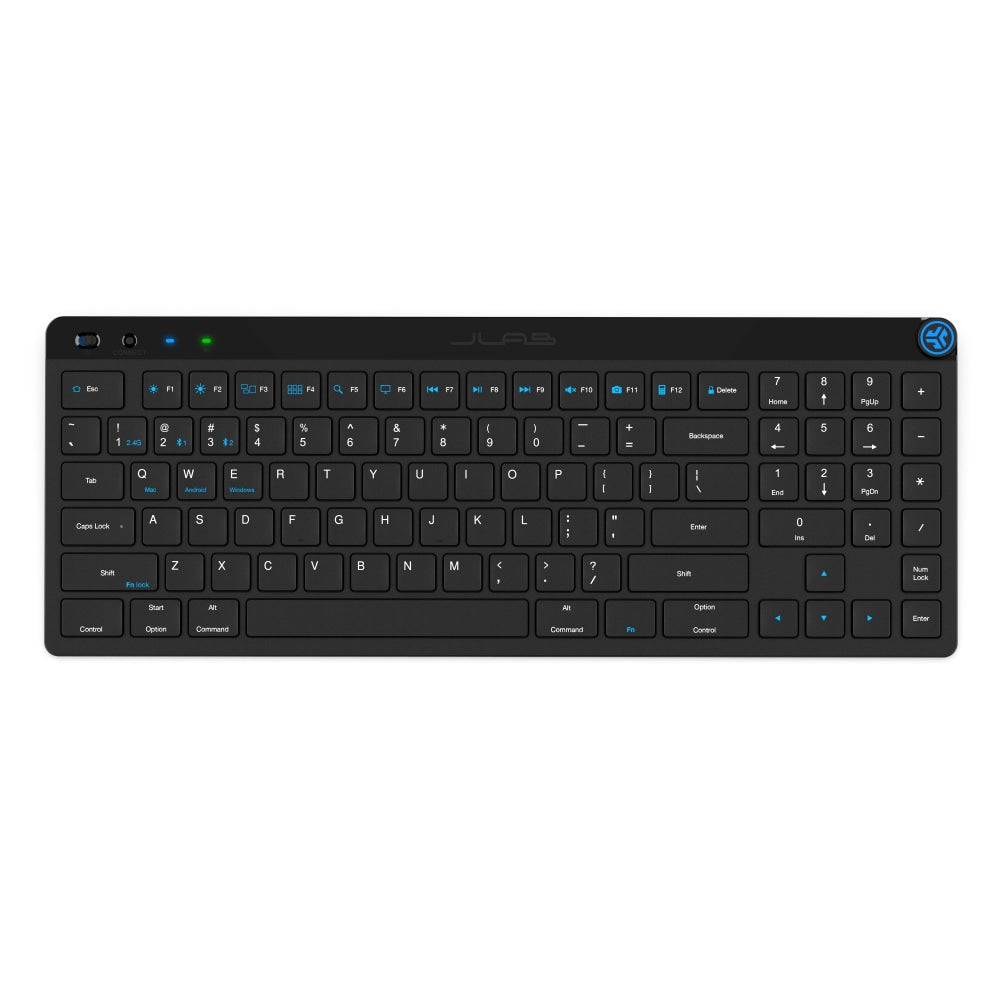 JLab Audio JBuds Wireless Keyboard, Black