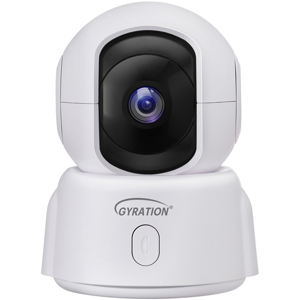 Gyration Cyberview Cyberview 2000 2 Megapixel Indoor Full HD Network Camera - Color - White - 22.97 ft Infrared Night Vision - H.264, MJPEG - 1920 x 1080 - 4 mm Fixed Lens - 15 fps - CMOS - Ceiling Mount, Wall Mount - Alexa, Google Home Supported