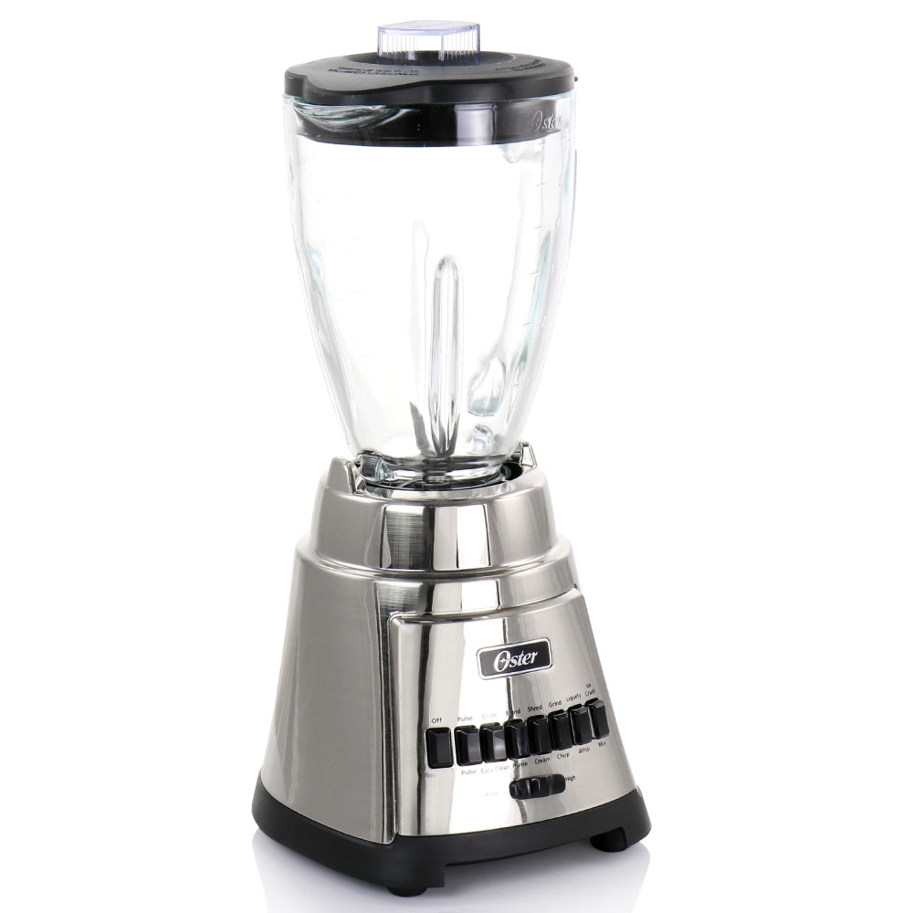 Oster Fresh Easy Series 12-Speed Blender With 6-Cup Glass Jar, Silver