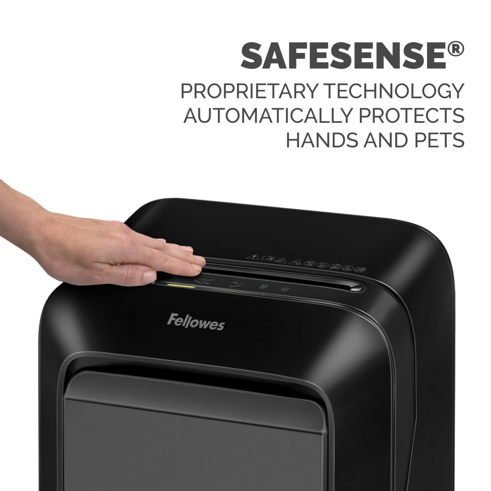 Fellowes Powershred LX180 16-Sheet Cross-Cut Shredder, Black