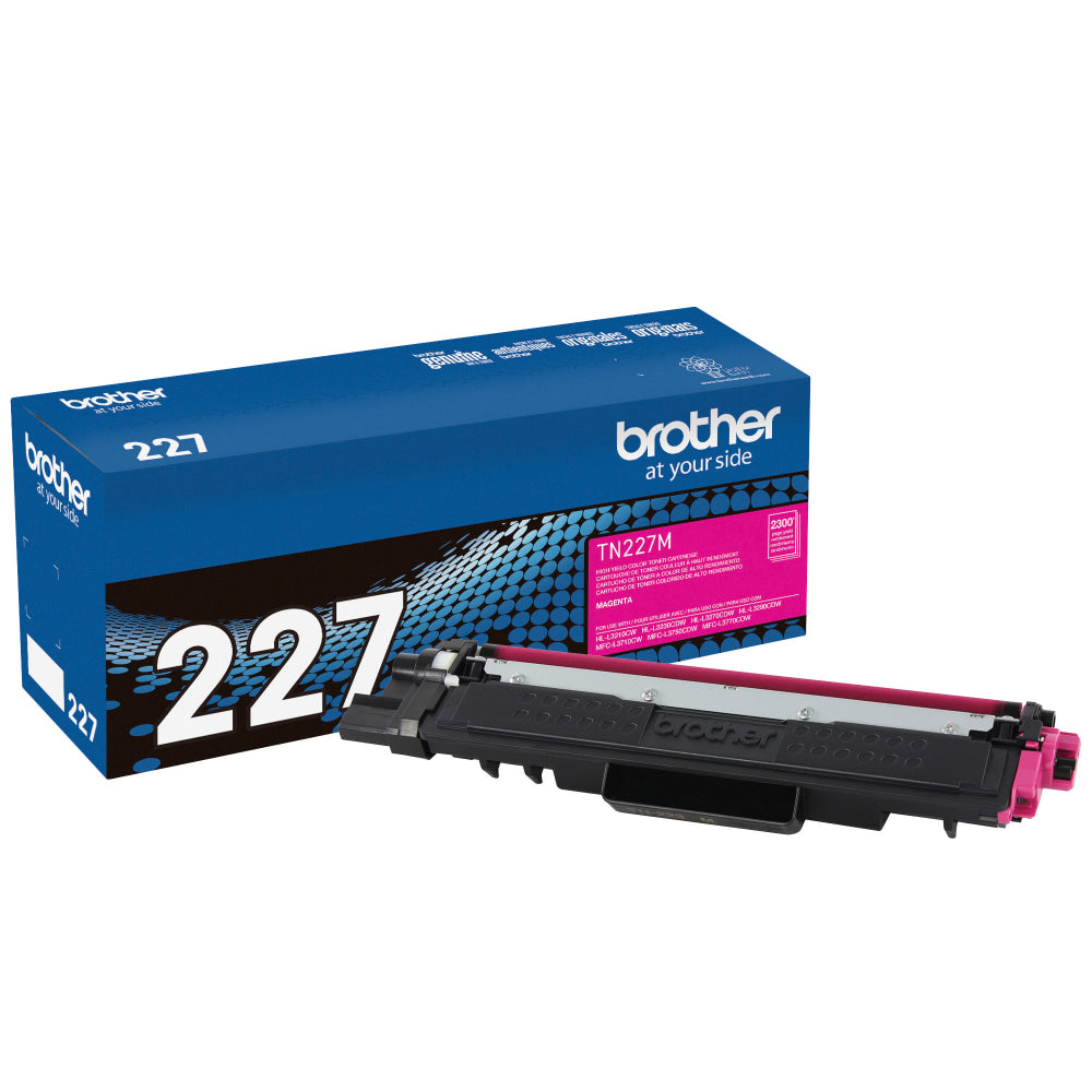 Brother TN-227 Magenta High Yield Toner Cartridge, TN-227M