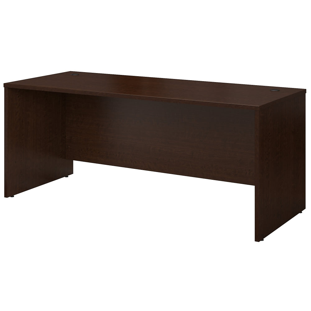 Bush Business Furniture Components Office 72inW Computer Desk, Mocha Cherry, Standard Delivery