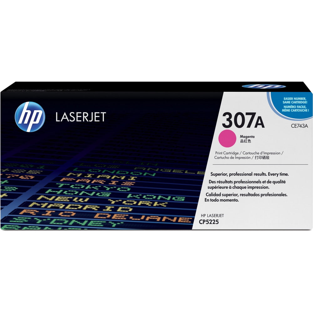 HP 307A Magenta Toner Cartridge, CE743A