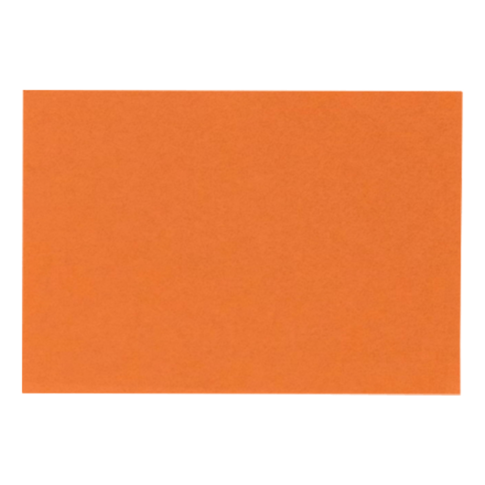 LUX Flat Cards, A1, 3 1/2in x 4 7/8in, Mandarin Orange, Pack Of 500