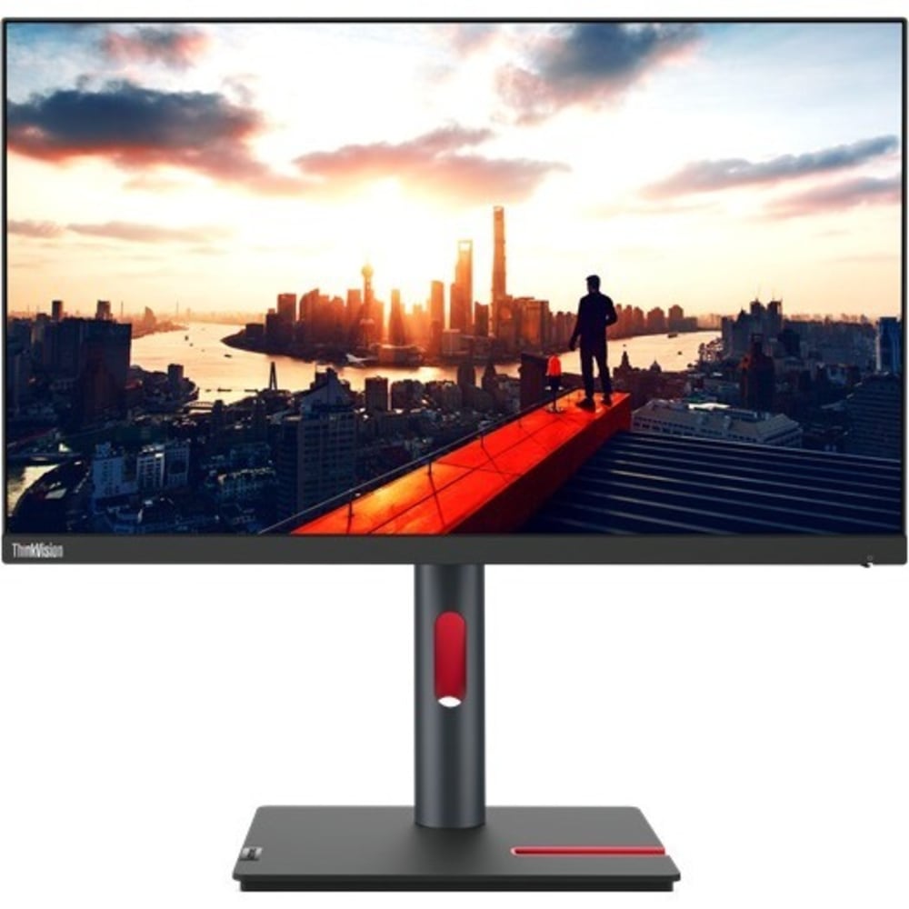 Lenovo ThinkVision P24h-30 24in Class WQHD LCD Monitor - 16:9 - Raven Black - 23.8in Viewable - In-plane Switching (IPS) Technology - WLED Backlight - 2560 x 1440 - 16.7 Million Colors - 300 Nit - 4 ms - Speakers - HDMI - DisplayPort - USB Hub