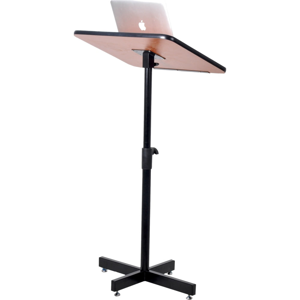 Pyle PLCTND44 Lectern - 28.30in to 46.50in Adjustment x 22.40in Table Top Width x 17.70in Table Top Depth - 46.50in Height - Assembly Required - Medium Density Fiberboard (MDF) Top Material