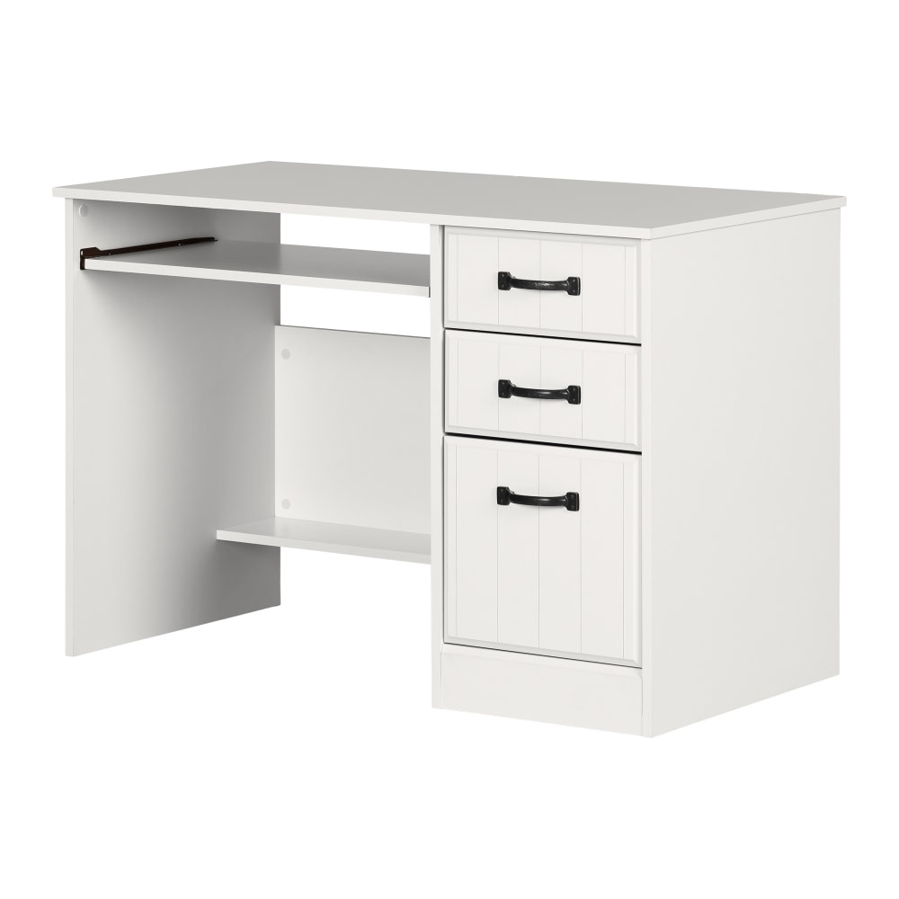 South Shore Farnel 45inW Computer Desk, Pure White