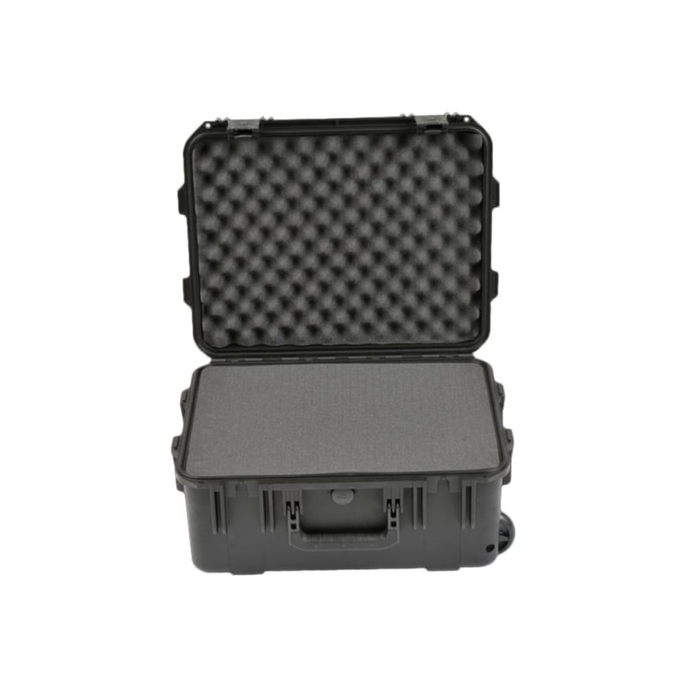 SKB Cases iSeries Protective Case With Cubed Foam And Wheels, 19in x 14-3/8in x 8in, Black