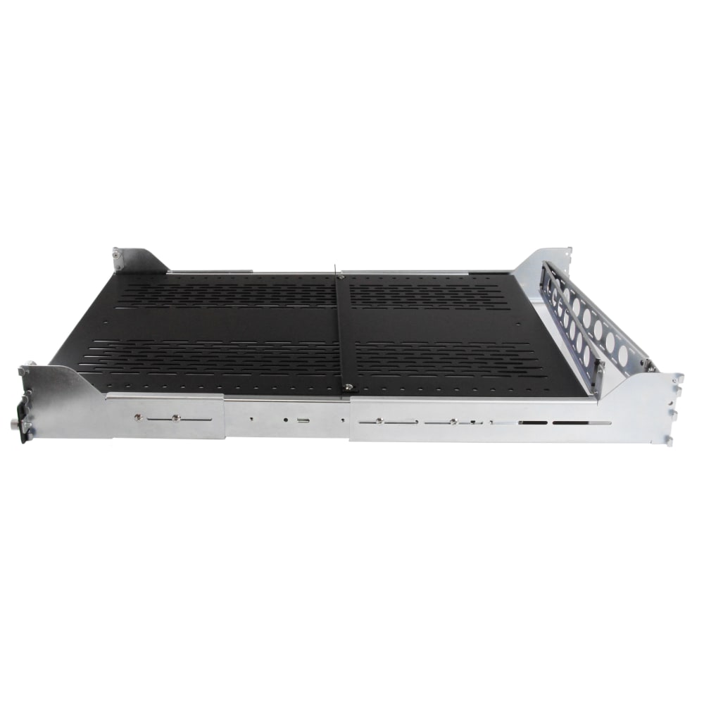 StarTech.com 2U Vented Sliding Rack Shelf w/ Cable Management Arm & Adjustable Mounting Depth - 50lbs / 22.7kg