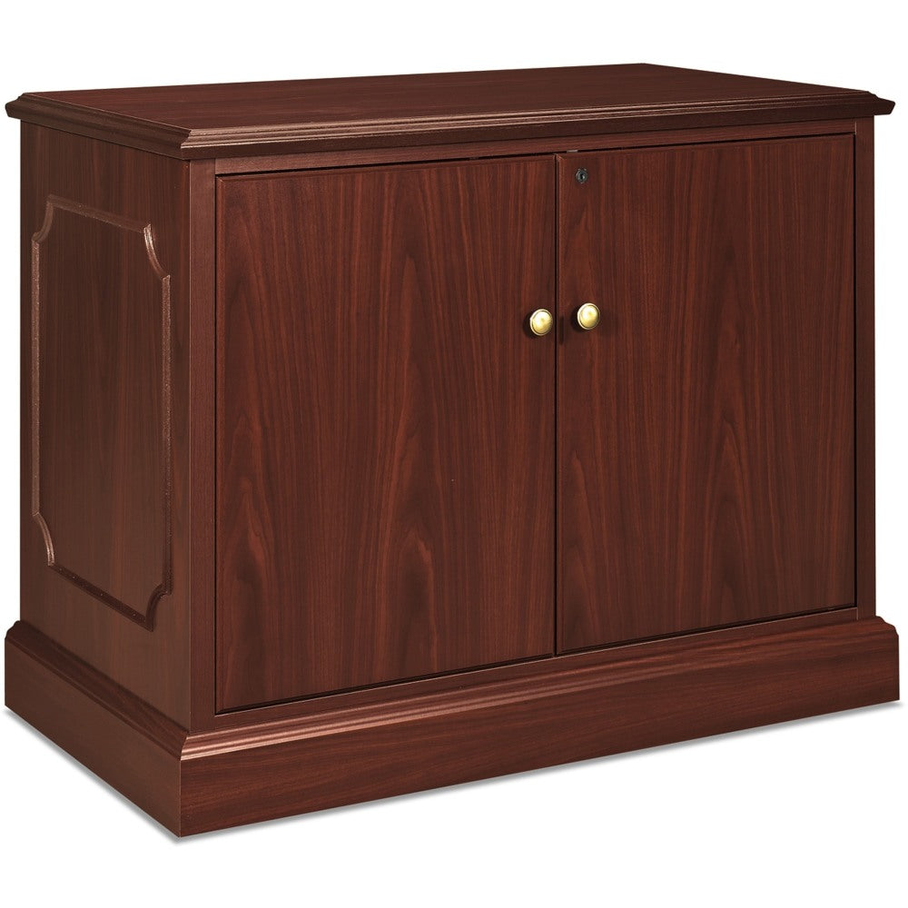 HON 94000 Series? Storage Cabinet, 29 1/2inH x 37 1/2inW x 20 1/2inD, Mahogany