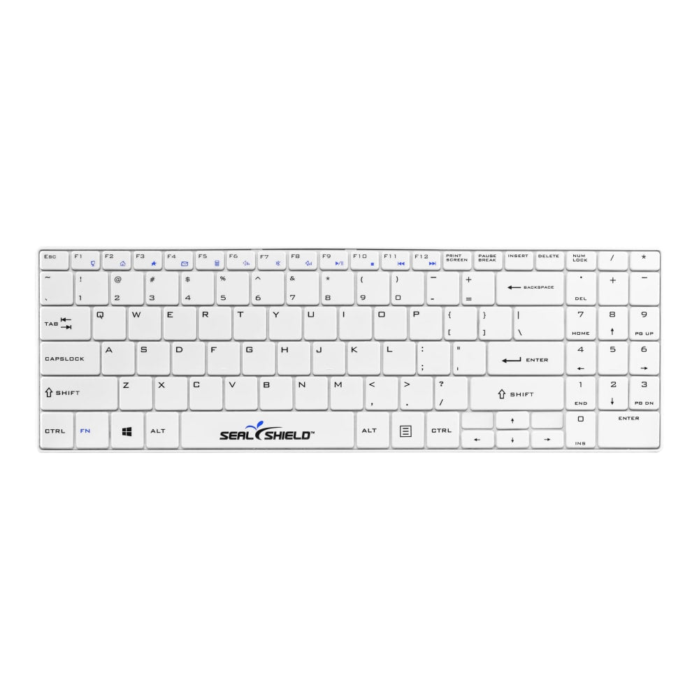 Seal Shield Clean Wipe Waterproof - Keyboard - USB - QWERTY - US - white