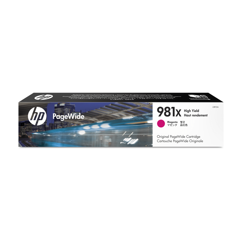 HP 981X PageWide Magenta High-Yield Cartridge, L0R10A