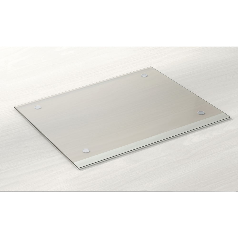 Lorell Desk Pad - Rectangular - 24in Width - Rubber - Clear