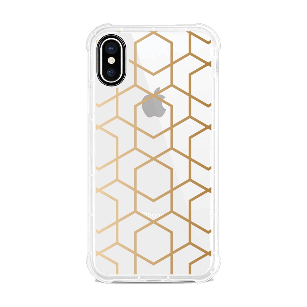 OTM Essentials Tough Edge Case For iPhone X/Xs, Gold Hex, OP-SP-Z119A