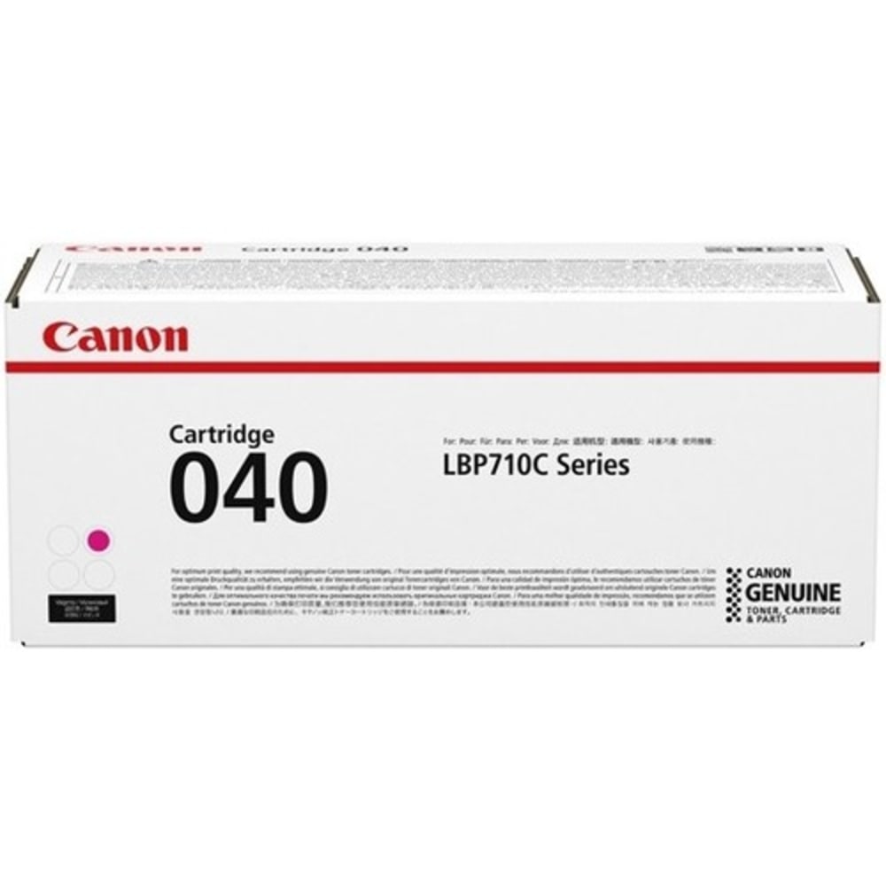 Canon CRG-040MAG Original Standard Yield Laser Toner Cartridge - Magenta Pack - 5400 Pages