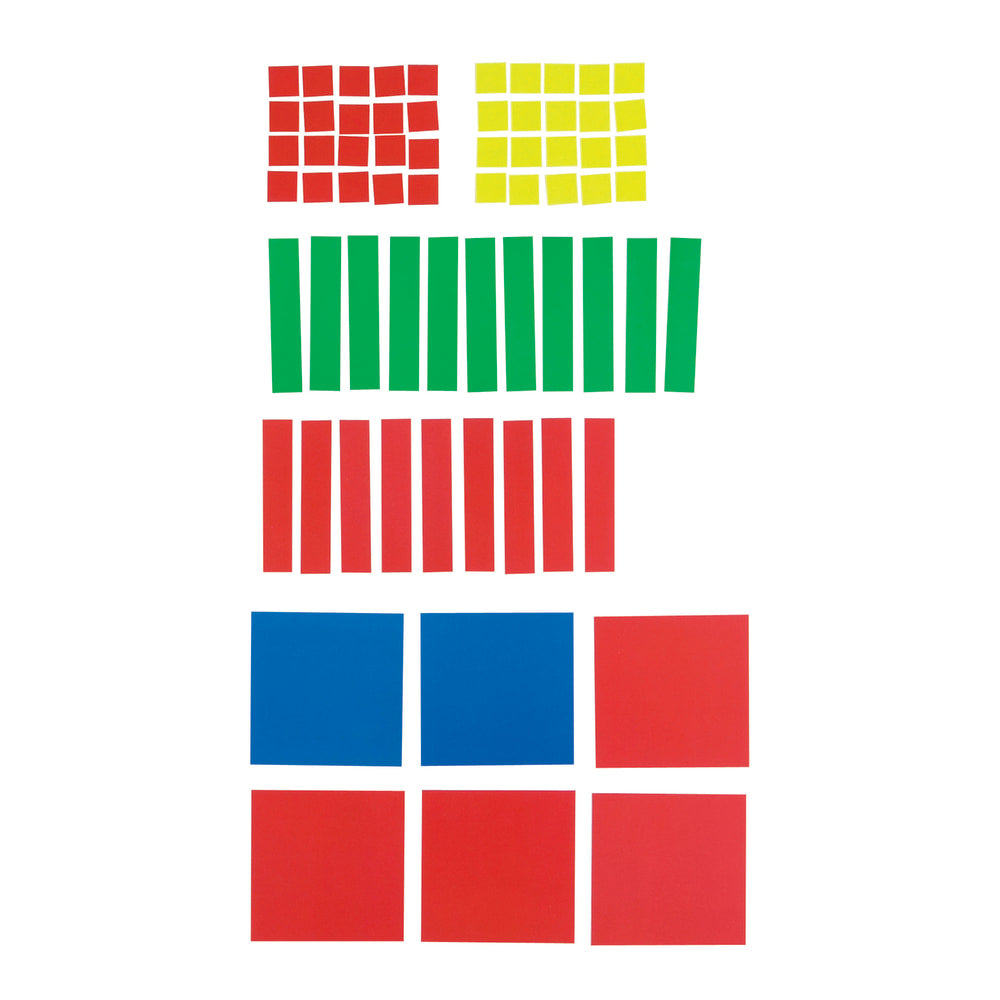 Learning Resources Magnetic Algebra Tiles, Grades 6 - 12, Pack Of 72