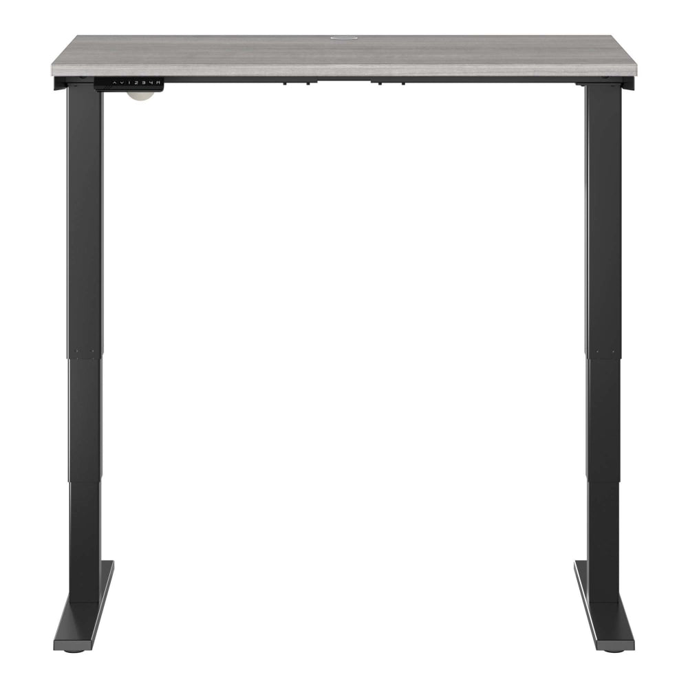 Bush Business Furniture Move 40 Series Electric 48inW x 24inD Electric Height-Adjustable Standing Desk, Platinum Gray/Black, Standard Delivery