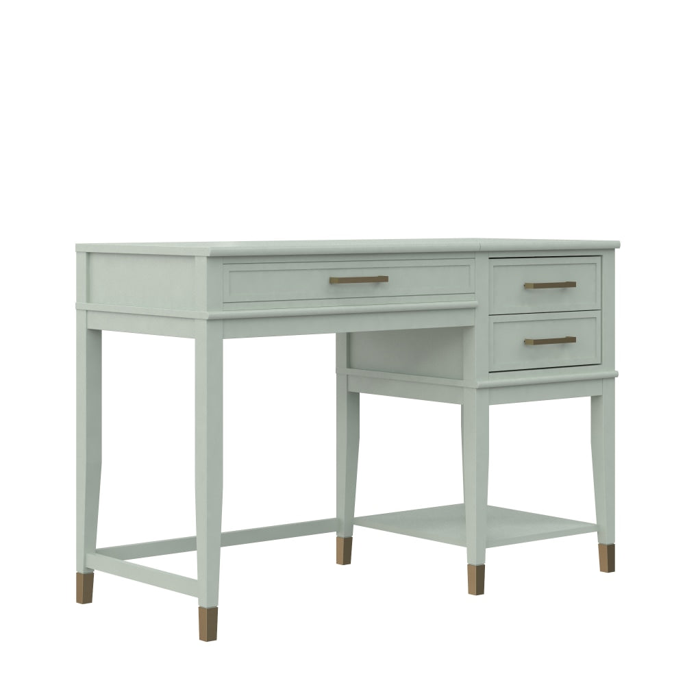 Ameriwood Home Westerleigh 46inW Lift-Top Computer Desk, Green