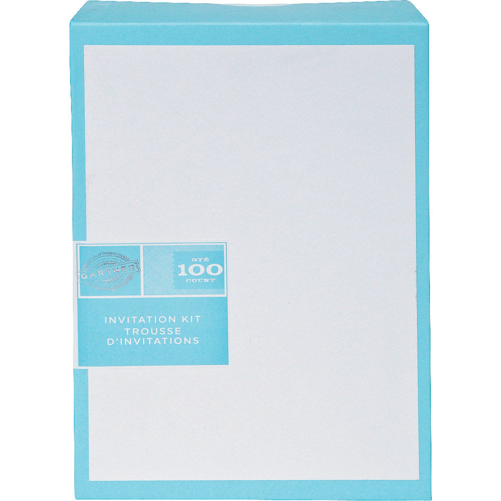 Gartner Studios Invitations, 5 1/2in x 8 1/2in, White, Pack Of 100