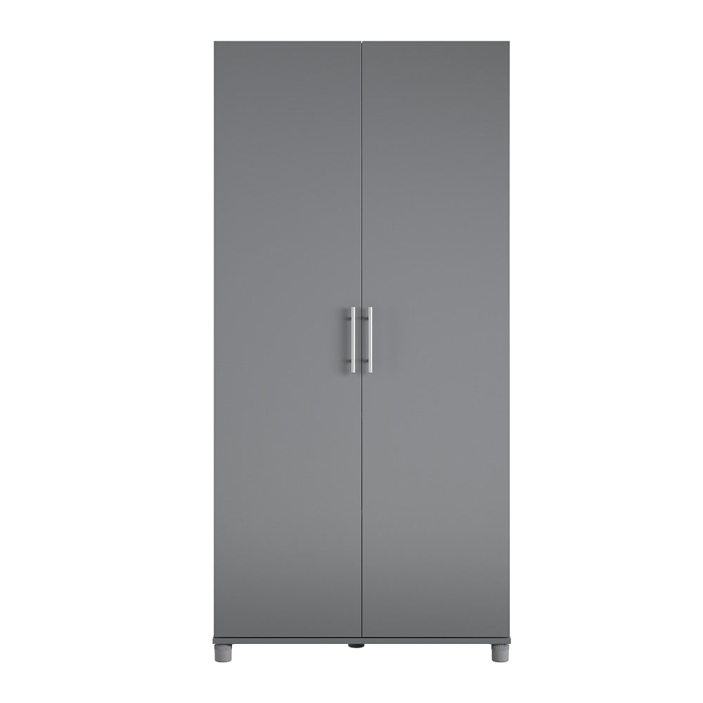 Ameriwood Home Camberly 36inW Utility Storage Cabinet, Gray