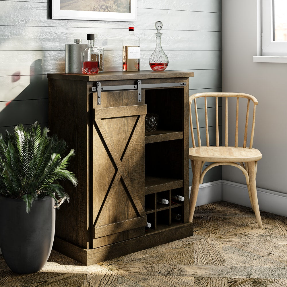 Ameriwood Home Knox County Bar Cabinet, Brown