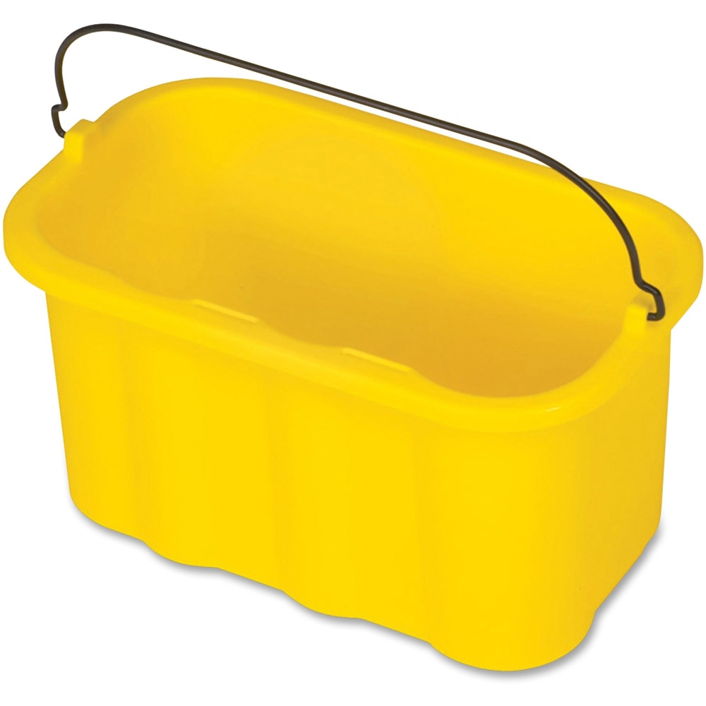 Rubbermaid Commercial 10-quart Sanitizing Caddy - 2.50 gal - 8in x 14in x 7.5in - Yellow - 6 / Carton