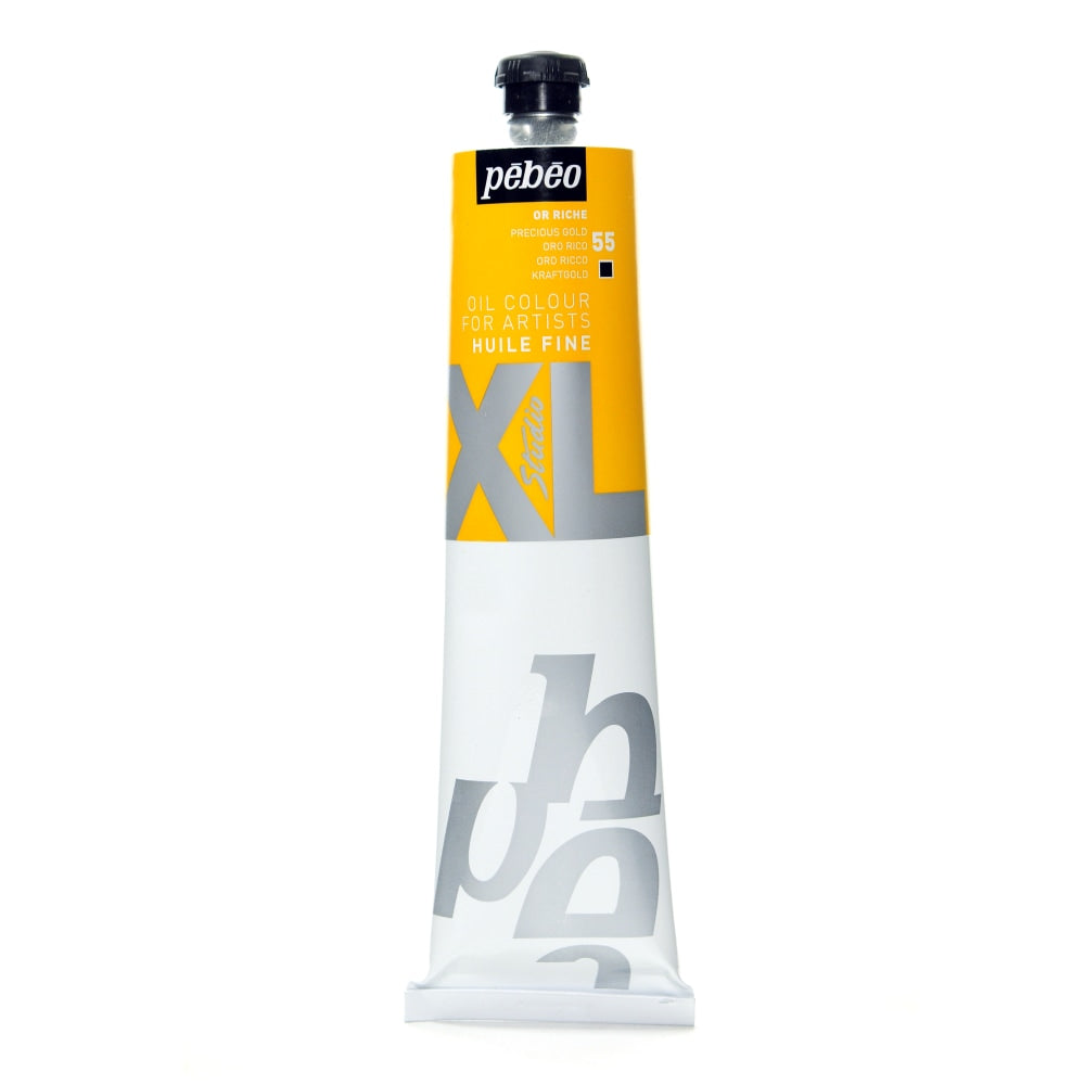 Pebeo Studio XL Oil Paint, 200 mL, Precious Gold, Pack Of 2