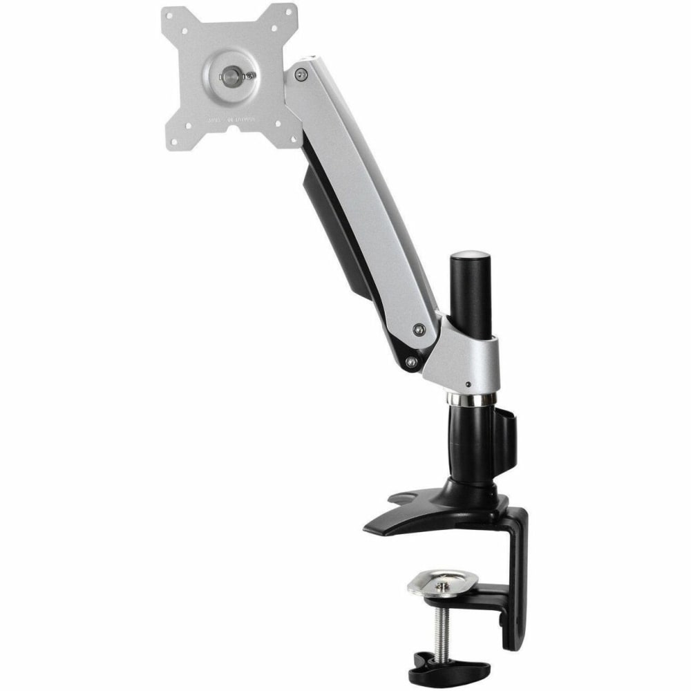 Amer Mounts Articulating Single Monitor Arm for 15in-26in LCD/LED Flat Panel Screens - Supports up to 22lb monitors, +90/- 20 degree tilt and VESA 75/100