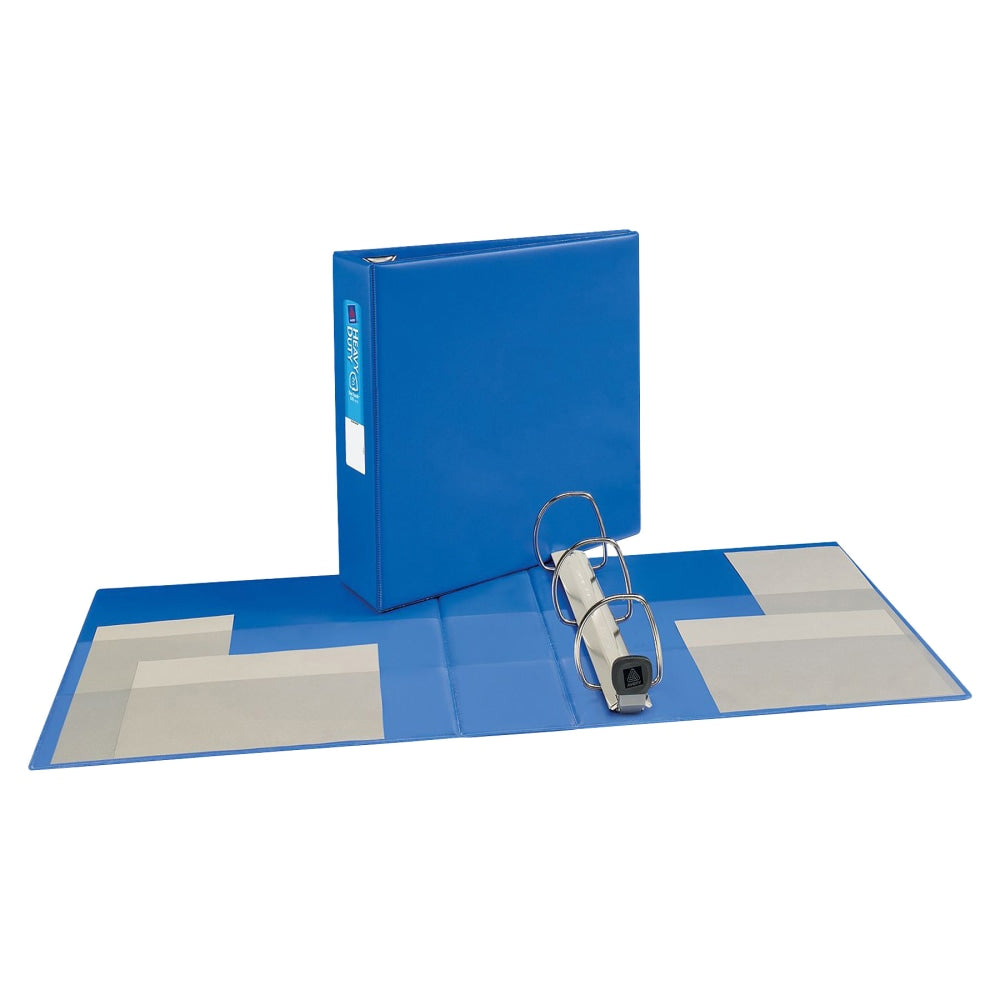 Avery Heavy-Duty 3-Ring Binder With Locking One-Touch EZD Rings, 3in D-Rings, Blue