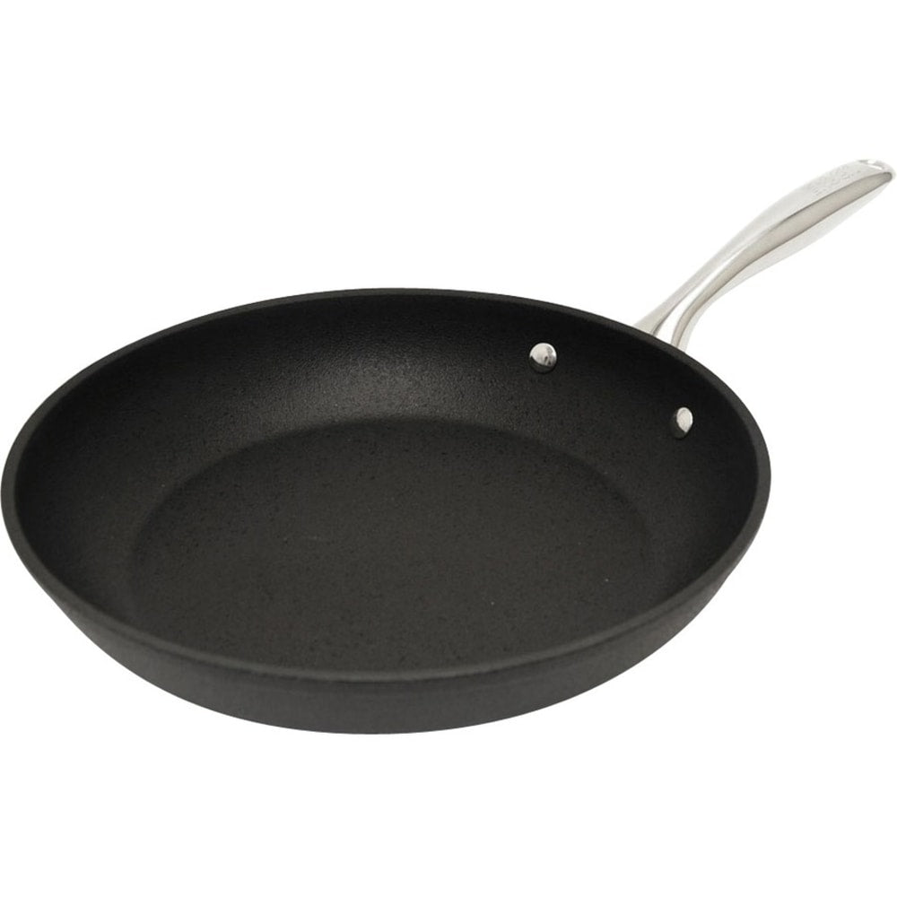 Starfrit The Rock Diamond 9.5in (24cm) Fry Pan - Frying, Cooking - Dishwasher Safe - Oven Safe - 9.50in Frying Pan - Black - Stainless Steel Handle