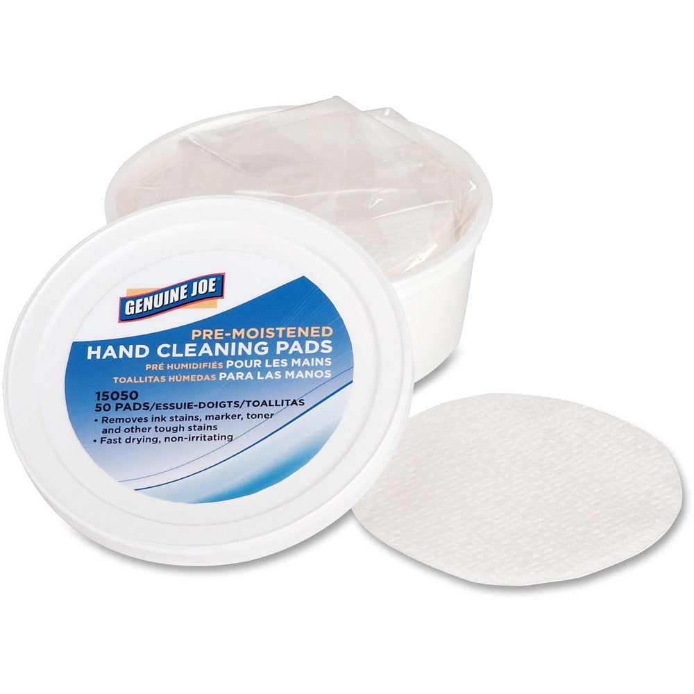 Genuine Joe Hand Cleaning Pads, Pack Of 50